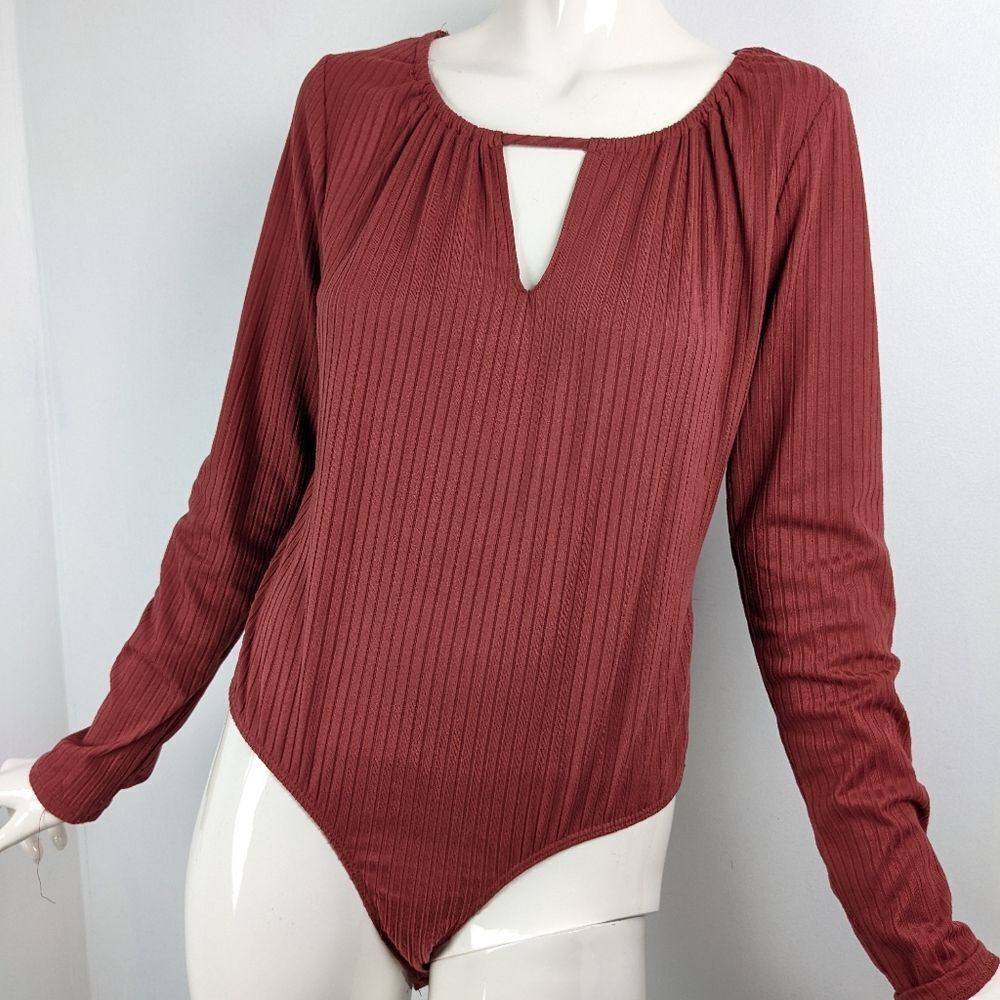 NWT Ribbed Hi-Cut Body Suit